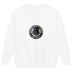 Unisex garment-dyed sweatshirt