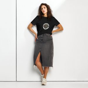 Women’s organic ribbed neck t-shirt